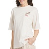 image:imageBillabong Womens Relaxed Fit Premium Soft Cotton Tee Short Sleeve Graphic Oversized TShirtSalt Crystal