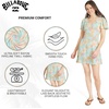 image:imageBillabong Womens Relaxed Fit Short Sleeve Casual Flattering VNeck Mini DressCoastal Blue