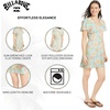 image:imageBillabong Womens Relaxed Fit Short Sleeve Casual Flattering VNeck Mini DressCoastal Blue