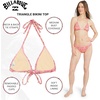 image:imageBillabong Womens Swimwear UPF 50 Adjustable Tie Triangle Bikini SetBerry Pink