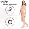 image:imageBillabong Womens Swimwear UPF 50 Adjustable Tie Triangle Bikini SetBerry Pink