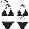image:imageBillabong Womens Swimwear UPF 50 Adjustable Tie Triangle Bikini SetBlack