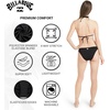 image:imageBillabong Womens Swimwear UPF 50 Adjustable Tie Triangle Bikini SetBlack