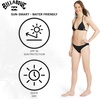 image:imageBillabong Womens Swimwear UPF 50 Adjustable Tie Triangle Bikini SetBlack