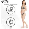 image:imageBillabong Womens Swimwear UPF 50 Adjustable Tie Triangle Bikini SetBlack Pebble