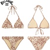 image:imageBillabong Womens Swimwear UPF 50 Adjustable Tie Triangle Bikini SetLight Brown