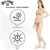 image:imageBillabong Womens Swimwear UPF 50 Adjustable Tie Triangle Bikini SetLight Brown