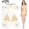image:imageBillabong Womens Swimwear UPF 50 Adjustable Tie Triangle Bikini SetRetro Yellow
