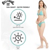 image:imageBillabong Womens Swimwear UPF 50 Adjustable Tie Triangle Bikini SetTidal Blue