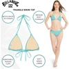 image:imageBillabong Womens Swimwear UPF 50 Adjustable Tie Triangle Bikini SetTidal Blue