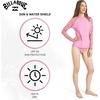 image:imageBillabong Womens Swimwear UPF 50 Long Sleeve Sun Tee Rash Guard ShirtBerry Pink