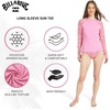 image:imageBillabong Womens Swimwear UPF 50 Long Sleeve Sun Tee Rash Guard ShirtBerry Pink