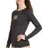 image:imageBillabong Womens Swimwear UPF 50 Long Sleeve Sun Tee Rash Guard ShirtBlack Pebble