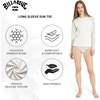 image:imageBillabong Womens Swimwear UPF 50 Long Sleeve Sun Tee Rash Guard ShirtCoastal Blue