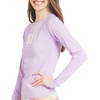 image:imageBillabong Womens Swimwear UPF 50 Long Sleeve Sun Tee Rash Guard ShirtPeaceful Lilac