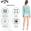 image:imageBillabong Womens Swimwear UPF 50 Long Sleeve Sun Tee Rash Guard ShirtTidal Blue