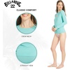 image:imageBillabong Womens Swimwear UPF 50 Long Sleeve Sun Tee Rash Guard ShirtTidal Blue