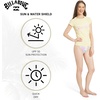image:imageBillabong Womens Swimwear UPF 50 Short Sleeve Sun Tee Rash Guard ShirtRetro Yellow