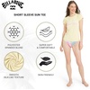 image:imageBillabong Womens Swimwear UPF 50 Short Sleeve Sun Tee Rash Guard ShirtRetro Yellow