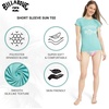 image:imageBillabong Womens Swimwear UPF 50 Short Sleeve Sun Tee Rash Guard ShirtTidal Blue