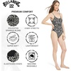 image:imageBillabong Womens Swimwear UPF 50 Super Soft Adjustable Straps One Piece SwimsuitBlack Pebble