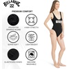 image:imageBillabong Womens Swimwear UPF 50 Super Soft Stretchable Straps One Piece SwimsuitBlack Pebble