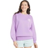 image:imageBillabong Womens Regular Fit Midweight Super Soft Brushed Fleece Crewneck SweatshirtPeaceful Lilac