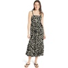 image:imageBillabong Womens Relaxed Fit Casual Smocked Top Maxi DressBlack Pebble