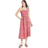 image:imageBillabong Womens Relaxed Fit Casual Smocked Waist Maxi Dress Berry Pink Medium