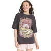 image:imageBillabong Womens Relaxed Fit Premium Soft Cotton Tee Short Sleeve Graphic Oversized TShirtBlack