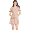 image:imageBillabong Womens Relaxed Fit Short Sleeve Casual Flattering VNeck Mini DressWhite Cap