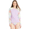 image:imageBillabong Womens Swimwear UPF 50 Long Sleeve Sun Tee Rash Guard ShirtSweet Orchid