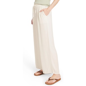 image:imageBillabong Womens Premium Quality Rayon High Waisted Wide Leg Beach PantsSalt Crystal