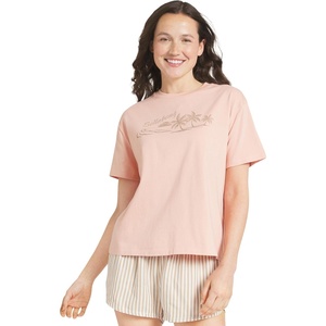 image:imageBillabong Womens Regular Fit Premium Soft Cotton Tee Short Sleeve Graphic TShirtFaded Rose