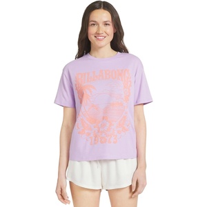 image:imageBillabong Womens Regular Fit Premium Soft Cotton Tee Short Sleeve Graphic TShirtLilac