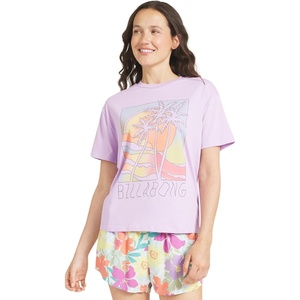image:imageBillabong Womens Regular Fit Premium Soft Cotton Tee Short Sleeve Graphic TShirtPeaceful Lilac
