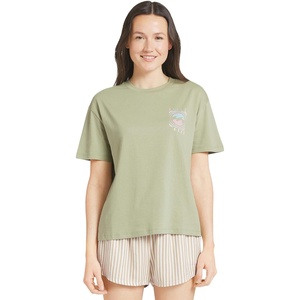 image:imageBillabong Womens Regular Fit Premium Soft Cotton Tee Short Sleeve Graphic TShirtPistachio Shell