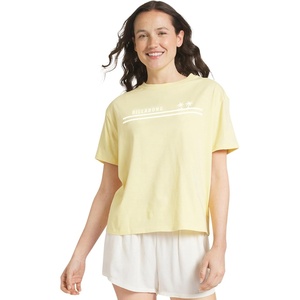 image:imageBillabong Womens Regular Fit Premium Soft Cotton Tee Short Sleeve Graphic TShirtRetro Yellow