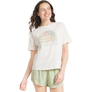 image:imageBillabong Womens Regular Fit Premium Soft Cotton Tee Short Sleeve Graphic TShirtSalt Crystal