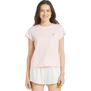 image:imageBillabong Womens Relaxed Boyfriend Fit Premium Soft Cotton Tee Short Sleeve Graphic TShirtBlush