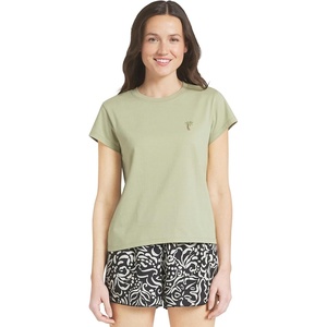 image:imageBillabong Womens Relaxed Boyfriend Fit Premium Soft Cotton Tee Short Sleeve Graphic TShirtPistachio