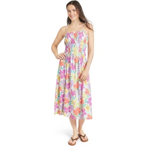 image:imageBillabong Womens Relaxed Fit Casual Smocked Waist Maxi Dress Sweet Orchid Medium
