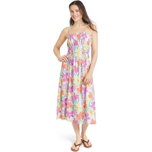 image:imageBillabong Womens Relaxed Fit Casual Smocked Waist Maxi DressSweet Orchid