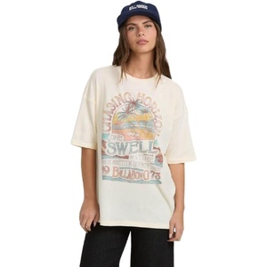 image:imageBillabong Womens Relaxed Fit Premium Soft Cotton Tee Short Sleeve Graphic Oversized TShirtWcpwhite Cap