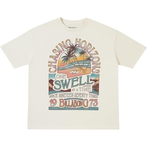 image:imageBillabong Womens Relaxed Fit Premium Soft Cotton Tee Short Sleeve Graphic Oversized TShirtWhitecap