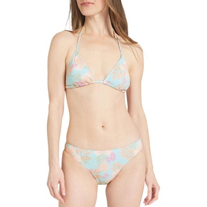 image:imageBillabong Womens Swimwear UPF 50 Adjustable Tie Triangle Bikini SetCoastal Blue