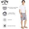 image:imageBillabong Mens Quick Dry Performance Fixed Waist 7 Inch Water Friendly Hybrid Cargo ShortsAlloy
