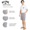 image:imageBillabong Mens Quick Dry Performance Fixed Waist 7 Inch Water Friendly Hybrid Cargo ShortsAlloy