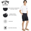 image:imageBillabong Mens Quick Dry Performance Fixed Waist 7 Inch Water Friendly Hybrid Cargo ShortsBlack Beauty