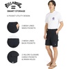 image:imageBillabong Mens Quick Dry Performance Fixed Waist 7 Inch Water Friendly Hybrid Cargo ShortsBlack Beauty